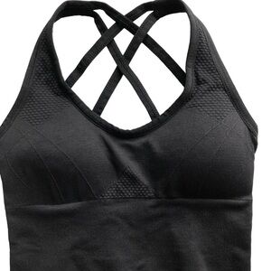 Zella Black Strappy Sports Bra Size XS